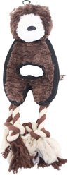 SteelDog USA Flat Tugger Bear Stuffing-Free Tug Dog Toy