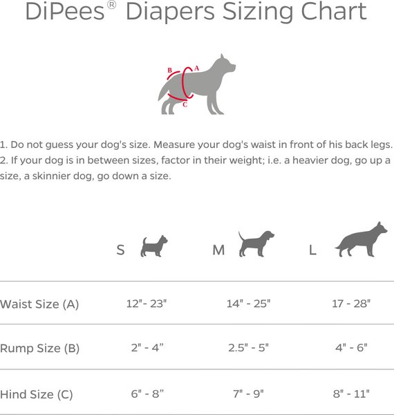 Show full view: Pet Parents DiPees Disposable Male & Female Dog Diapers & Extenders, Pink, Small, 10 count slide 8 of 8