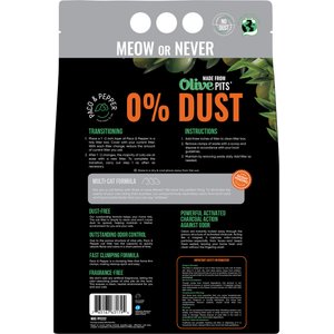 PACO & PEPPER Poop Shield Charcoal Natural Unscented Clumping Cat Litter, 11.5-lb bag