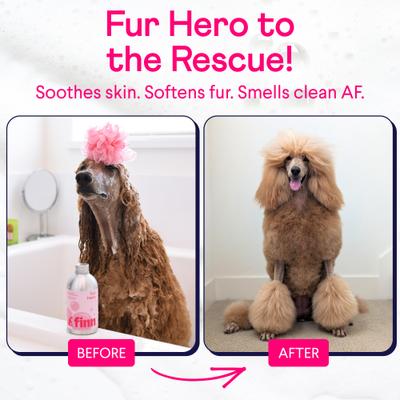 Show full view: Finn Fur Hero Soothing Oatmeal Dog Shampoo, 12-fl oz bottle slide 2 of 9