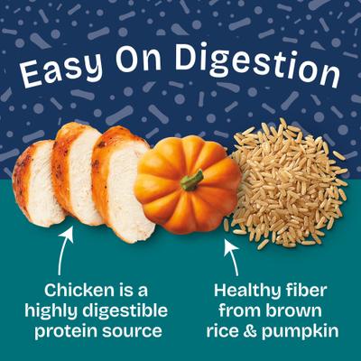 Show full view: Natural Balance Health Protection Chicken, Pumpkin & Brown Rice Stew Wet Dog Food, 12.5-oz can, case of 6 slide 7 of 11