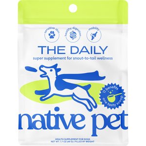 Native Pet The Daily Powder 11-in-1 Supplement for Dogs, 1.7-oz