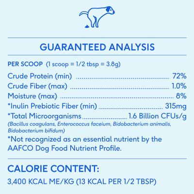 Show full view: Native Pet Probiotic Vet-Formulated Powder Digestive Supplement for Dogs, 1.7-oz slide 8 of 10