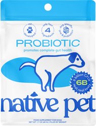 Native Pet Probiotic Vet-Formulated Powder Digestive Supplement for Dogs, 1.7-oz