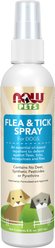NOW Pets Health Flea & Tick Spray for Dogs, 8-fl oz bottle