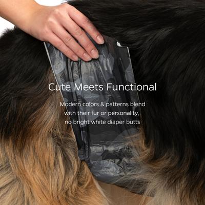 Show full view: Pet Parents DiPees Belly Band Diapers & Disposable Male Dog Wraps & Extendrs, Natural, Small, 30 count slide 7 of 10