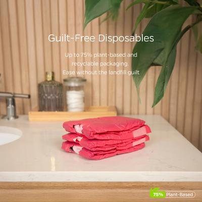 Show full view: Pet Parents DiPees Disposable Male & Female Dog Diapers & Extendrs, Pink, Small, 10 count slide 6 of 10