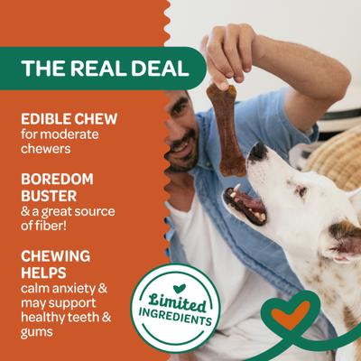 Show full view: Wholesome Pride Pet Treats Natural & Healthy Sweet Potato Chew Dog Treat, Medium, 2 count slide 3 of 11