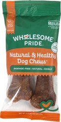Wholesome Pride Pet Treats Natural & Healthy Sweet Potato Chew Dog Treat, Medium, 2 count