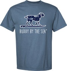 BUDDY BY THE SEA Shark Fest Youth Tee Shirt, Saltwater, X-Small