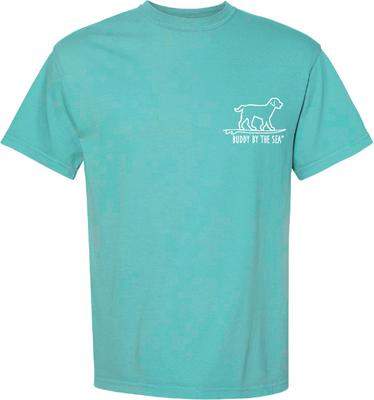 Show full view: BUDDY BY THE LAKE Fish Tales Youth Short Sleeve Tee Shirt, Mint, Small slide 2 of 2