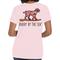 Show in main carousel: BUDDY BY THE SEA Pink Hibiscus Ladies V-Neck Tee Shirt, Cotton Candy, Small slide 1 of 2