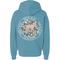 Show in main carousel: BUDDY BY THE SEA Coral Reef Circle Unisex Hooded Pullover Fleece Hoodie Sweatshirt, Eucalyptus, Large slide 1 of 2