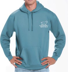 BUDDY BY THE SEA Coral Reef Circle Unisex Hooded Pullover Fleece Hoodie Sweatshirt, Eucalyptus, X-Large slide 2 of 2