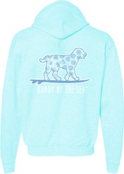 BUDDY BY THE SEA Treasure Island Unisex Full Zip Hoodie Sweatshirt, Minty, Small
