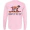 Show in main carousel: BUDDY BY THE SEA Pink Hibiscus Adult Unisex Long Sleeve Tee Shirt, Cotton Candy, Small slide 1 of 2