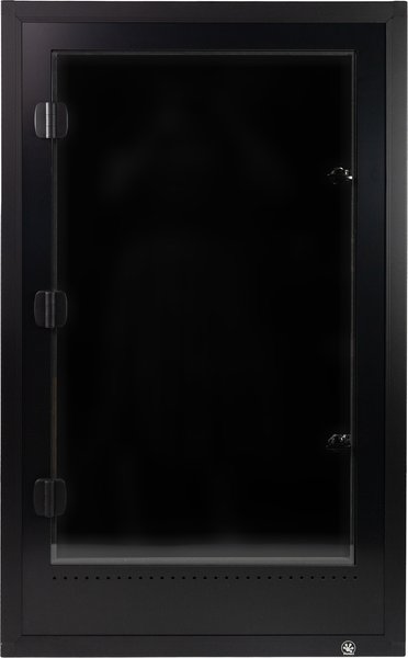 Pangea PVC Enclosure Gecko Terrarium, Black