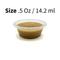 Show in main carousel: Pangea Plastic Gecko Feeding Cup, 100 count, Small: 0.5-oz slide 3 of 4