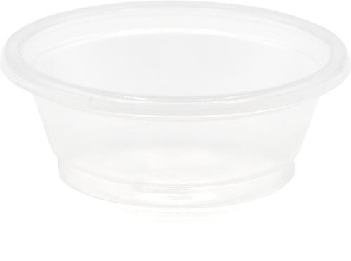 Show full view: Pangea Plastic Gecko Feeding Cup, 100 count, Small: 0.5-oz slide 2 of 4