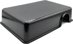Pangea Reptile Hide Box, Black, Large