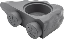 Pangea Magnetic Silicone Gecko Eco Food Ledge, 0.5-oz, Gray