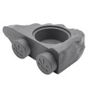 Pangea Magnetic Silicone Gecko Eco Food Ledge, 0.5-oz, Gray