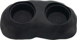 Pangea Ground Silicone Gecko Eco Dish Food Ledge, 0.5-oz, Black