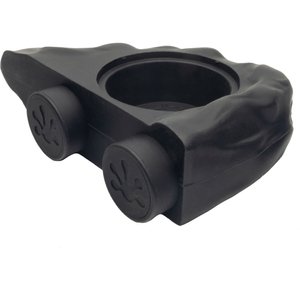 Pangea Magnetic Silicone Gecko Eco Food Ledge, 0.5-oz, Black