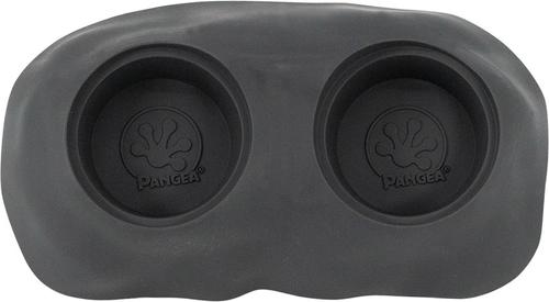 Show full view: Pangea Ground Silicone Gecko Eco Dish Food Ledge, 0.5-oz, Charcoal slide 3 of 3
