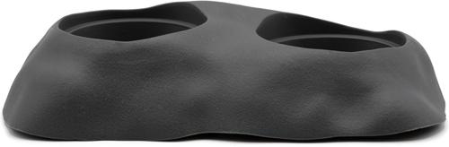 Show full view: Pangea Ground Silicone Gecko Eco Dish Food Ledge, 0.5-oz, Charcoal slide 2 of 3