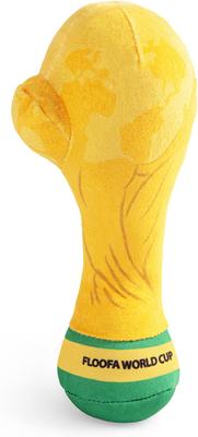 Show full view: Floofball Floofa World Cup Trophy, Yellow, 8 x 3-in slide 4 of 4