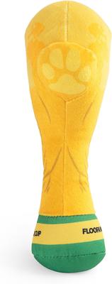 Show full view: Floofball Floofa World Cup Trophy, Yellow, 8 x 3-in slide 2 of 4