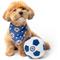 Show in main carousel: Floofball Chewlsea Plush Soccer Ball Dog Toy, Blue, 5-in slide 4 of 5