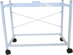 YML 4184 Double Flight Metal Bird Cage Stand with Wheels, White