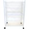 Show in main carousel: YML 4164 Triple Flight Metal Bird Cage Stand with Wheels, White slide 1 of 1