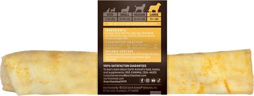 Show full view: Earth Animal No-Hide Seasonal Rolls Pumpkin Spice Recipe Large Natural Rawhide Alternative Dog Chew slide 3 of 10