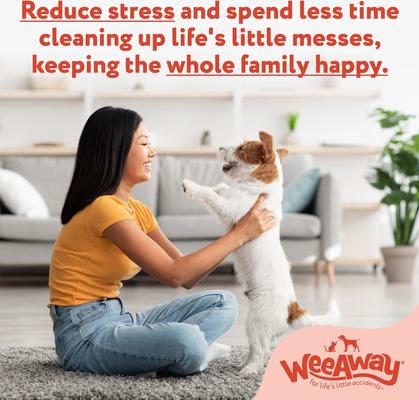 Show full view: Wee Away X2 Concentrated Urine Stain & Odor Remover Citrus Scented Bio-Enzymatic Cleaner for Dogs, 16-fl oz spray slide 7 of 8