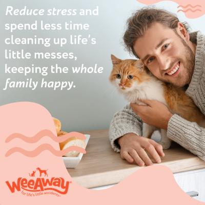 Show full view: Wee Away X2 Concentrated Urine Stain & Odor Remover Citrus Scented Bio-Enzymatic Cleaner for Cats, 16-fl oz spray slide 9 of 9