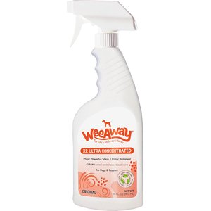 Wee Away X2 Concentrated Urine Stain & Odor Remover Citrus Scented Bio-Enzymatic Cleaner for Dogs, 16-fl oz spray