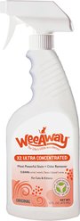 Wee Away X2 Concentrated Urine Stain & Odor Remover Citrus Scented Bio-Enzymatic Cleaner for Cats, 16-fl oz spray