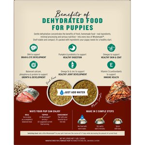 The Honest Kitchen Human Grade Wholemade Whole Grain Beef & Salmon Dehydrated Puppy Dog Food, 7-lb bag