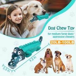 FUUFOME Alligator Chew Dog Toy, Blue slide 2 of 7