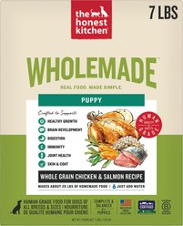 The Honest Kitchen Human Grade Wholemade Whole Grain Chicken & Salmon Dehydrated Puppy Dog Food, 7-lb bag