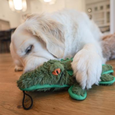 Show full view: SteelDog USA Ruffian Safari Gator Plush Dog Toy slide 5 of 6