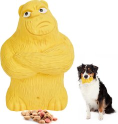 FUUFOME Bear Treat-Dispensing Dog Toy, Yellow