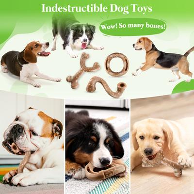 Show full view: FUUFOME Y, S & O Shaped Chew Dog Toys, 3 count slide 5 of 8