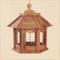 Show in main carousel: Dr. Pol Cedar Gazebo Bird Feeder slide 1 of 9