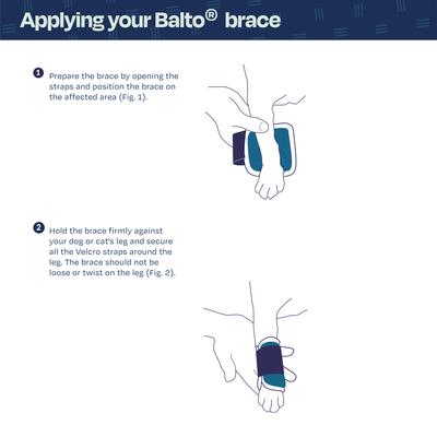 Show full view: Balto Joint Carpal Dog Compression Band, Large slide 5 of 9