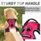 Show in main carousel: BARKBAY Front Clip Reflective No Pull Dog Harness, Pink, Medium: 22.5 to 28-in chest slide 3 of 12