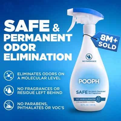 Show full view: POOPH Cat & Dog Odor & Stain Eliminator, 20-fl oz bottle slide 2 of 11